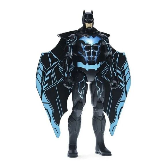 Batman 12 Inch Deluxe Figure Bat-Tech Ages 4+ Toy Play Robot Wings Gotham City - Picture 5 of 11